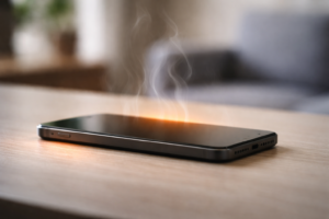 Smartphone overheating even when not actively in use
