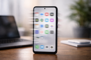 Smartphone experiencing performance lag over time