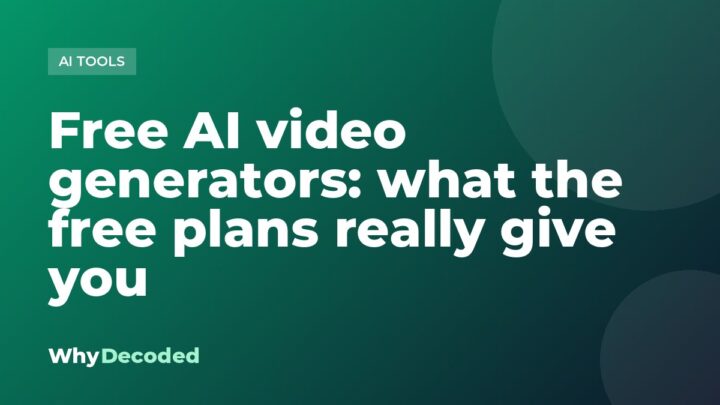 Free AI video generators: what the free plans really give you